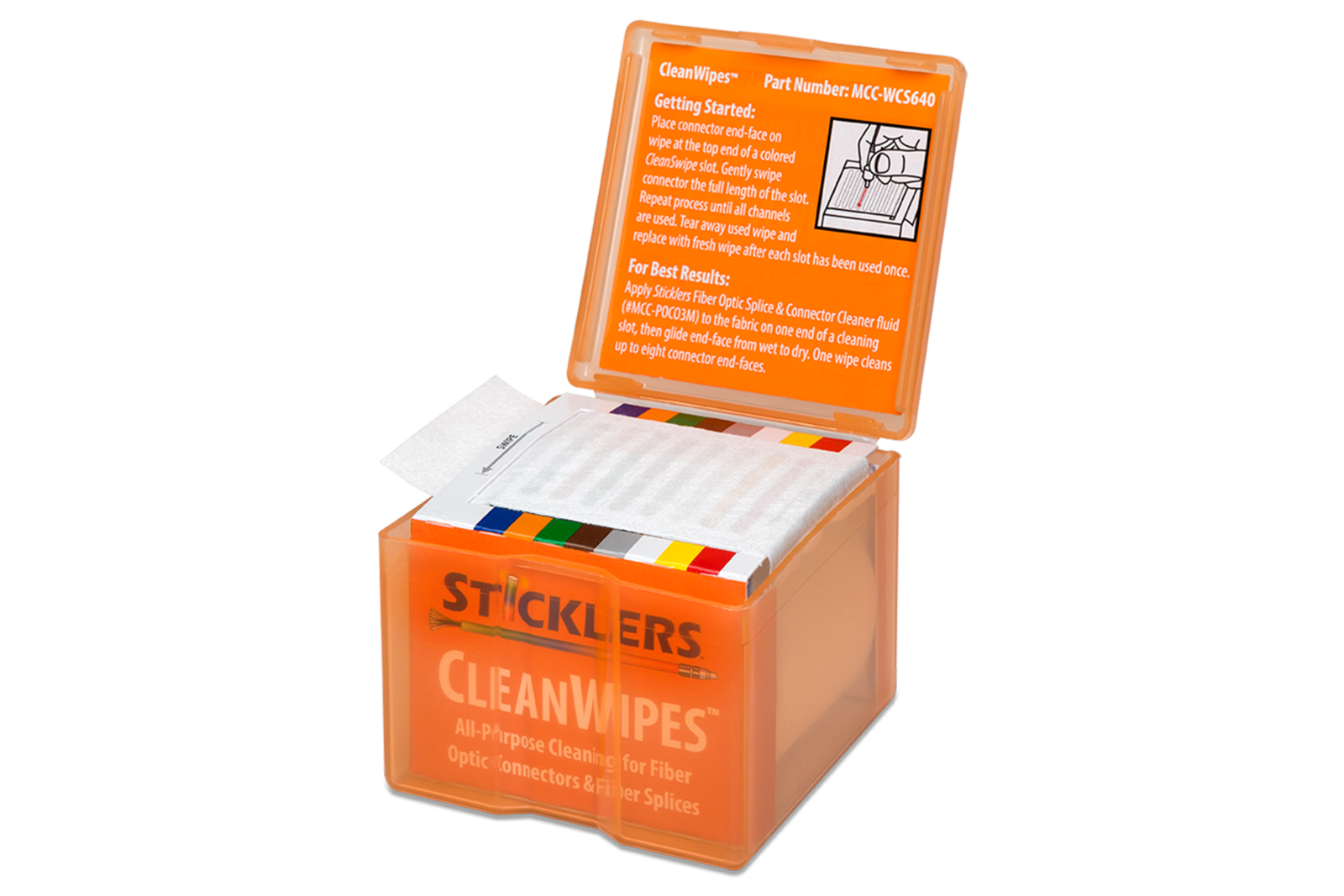 Clean Wipes 640 Lint Free Fiber Optic Wipes mcc wcs640