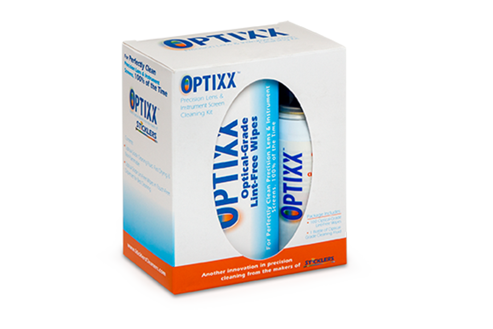 Optixx Lens Cleaner and Instrument Cleaner Kit sticklers MCC-OTXCK mcc-otx03m mcc-otxw