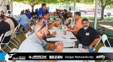 Arrow Wire Cable Participants Enjoying Lunch