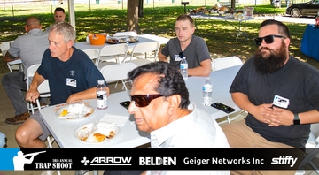 Arrow Wire Cable Participants Enjoying Lunch