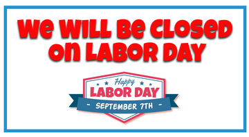 Closed for Labor Day