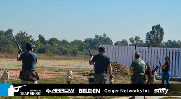 Arrow Wire Cable Participants of Trap Shoot